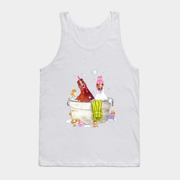 Bathing Broodies Tank Top by Julie Townsend Studio